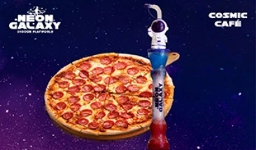 Pepperoni Pizza & Slush Yard - Neon Galaxy at Riverland