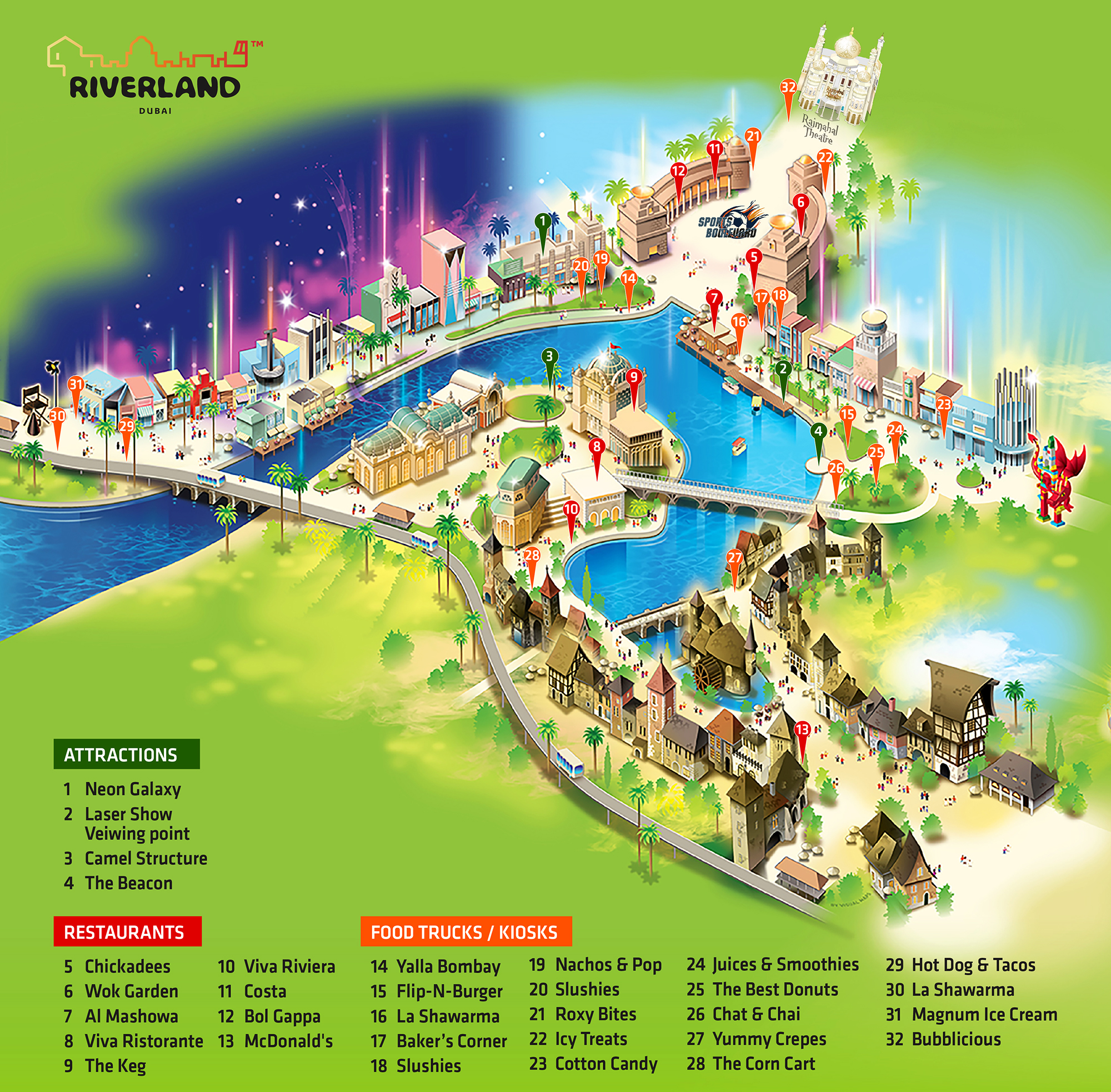 Riverland Map